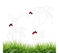 Renne De Noël D'Extérieur | Décorations de Fêtes Porche,Ornement Festif Pelouse | pour Décorateurs Maison Organisateurs de Fêtes Jardin Saison Hivernale Pelouse Patio Arrière-Cour Allée