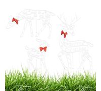 Renne de Noël en plein air - Décorations de jardin pour les vacances, cerf debout | pour les propriétaires de fêtes, quartier, cour, saison d'hiver, jardin, porche, pelouse, terrasse, allée