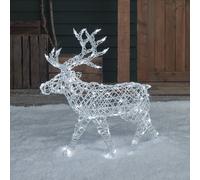 Renne de Noël Lumineux à Piles Arkendale de 70 cm à LED Bicolore