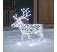 Renne de Noël Lumineux Arkendale de 70 cm à LED Bicolore