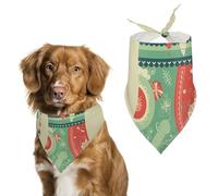 Renne de Noël pour chien, bandana triangulaire, écharpe lavable en polyester, bavoirs mignons pour animaux de compagnie pour chiens de taille moyenne et grande taille, chiots et chats