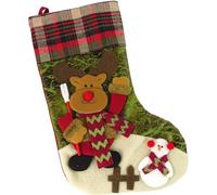 Renne en pull-over Tissu de Noël Chaussette cadeau