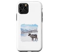 Renne, Faune, Animal, Arctique, Hiver, Neige, Paysage Coque pour iPhone 11 Pro