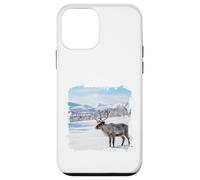 Renne, Faune, Animal, Arctique, Hiver, Neige, Paysage Coque pour iPhone 12 Mini
