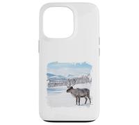 Renne, Faune, Animal, Arctique, Hiver, Neige, Paysage Coque pour iPhone 13 Pro