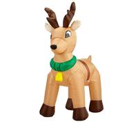 Renne Gonflable Et Lumineux 120 Cm Noël Taille Unique Marron