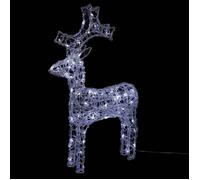 Fééric Lights and Christmas - Décoration Lumineuse Renne 85cm Blanc Froid