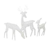 Renne Lumineux Noël Exterieur, Cerf Illuminé Déco Noël, Lumières De Rennes De Noël Renne Noel Exterieur LED, Decoration Noel Exterieur En Métal Pour Fête, Jardin, Cour, Vacances, Décoration D'hiver