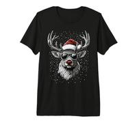 Renne Merry Christmas Funny Holidays Design T-Shirt Haut de Gamme