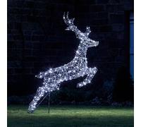 Renne Solaire à LED Bicolore Harlow en Rotin