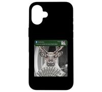 Renne There is Motion At Your Front Door Cerf Noël Coque pour iPhone 16 Plus