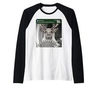Renne There is Motion At Your Front Door Cerf Noël Manche Raglan