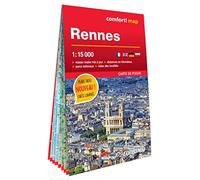 Rennes 1/15.000 (carte format poche laminée - plan de ville)