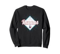 Rennes Bretagne France Rétro Coq Vintage Souvenir Sweatshirt