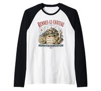 Rennes-Le-Château France Vintage - Saint Graal & Chevaliers Manche Raglan