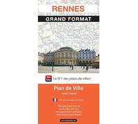 Rennes - Plan de ville grand format | Blay Foldex