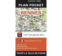 Rennes plan pocket 2024 - Blay-Foldex - Blay Foldex - Atlas / carte