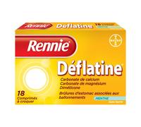 Rennie Déflatine 18 comprimés Comprimé(S) À Croquer pc(s)