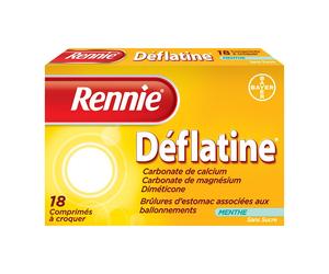 Rennie Déflatine 18 comprimés Comprimé(S) À Croquer pc(s)