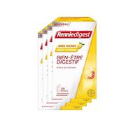 Renniedigest - Complément alimentaire - Contribue au bien-être digestif grâce au calcium - Bien être digestif - sans sucres, goût citron 80 sachets