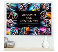 Rennrad und Motivation (hochwertiger Premium Wandkalender 2026 DIN A2 quer), Kunstdruck in Hochglanz: Die hochwertigen Bilder und die sorgfältig ... zu einem echten Hingucker in jedem Raum.
