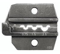 Rennsteig Werkzeuge 624 020 3 0 Matrice à sertir pour cosses non-isolées, pour connecteur non-isolé 0.25 à 2.5 mm² adapté pour