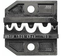 Rennsteig Werkzeuge 624 032 3 0 Matrice à sertir pour cosses non-isolées, pour connecteur non-isolé 0.5 à 10 mm² adapté pour