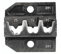 Rennsteig Werkzeuge 624 091 3 0 Matrice à sertir pour embouts de câble 10 à 25 mm² adapté pour marque (pinces) Rennsteig