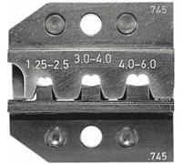 Rennsteig Werkzeuge 624 745 3 0 Matrice à sertir pour connecteurs Faston non-isolés 1.25 à 6 mm² adapté pour marque (pinces) Rennsteig Werkzeuge PEW 12