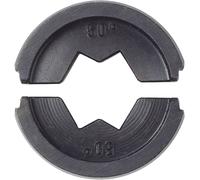 Rennsteig Werkzeuge 634 304 3 Matrice à sertir pour cosses tubulaires CU 25 mm² (max) adapté pour marque (pinces) Rennsteig Werkzeuge MPZ 30