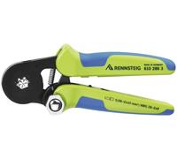 Rennsteig Werkzeuge Crimpzange 180mm 0,08-2x10mm² für 6kant-Crimpprofil 610 286 3 Pince à sertir pour embouts de câble 0.08 à 16 mm²