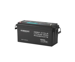 Renogy 12 V 200 Ah LiFePO4 Mini Batterie au Lithium, avec Bluetooth 200ABMS Protection complète pendant plus de 5000 décharges profondes, Batterie solaire 12 V, Parfaite pour les camping-cars marins