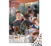 Renoir Luncheon Puzzle 1000 Pièces, Cadeau d'hiver, 70x50cm/1000pcs