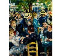 Renoir Pianificatore Giornaliera 2025: Bal au Moulin de la Galette | Diario Settimanale per Organizzare Giorni Occupati | Agenda Giornaliera 2025 | Impressionismo Francese