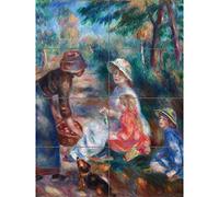 Renoir The Apple Seller Painting XL Giant Panel Poster (8 Sections) La peinture Affiche