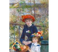 Renoir Two Sisters On The Terrace XL Giant Panel Poster (8 Sections) Affiche