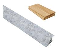 Renopfect Bandes de transition de porte, bandes de transition au sol, bandes de recouvrement de seuil en PVC - Bande de seuil autocollante, bande de séparation de sol plate pour des hauteurs de sol