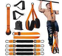 Renopfect Bandes pour soutenir les barres de traction | Bandes d'aide à l'entraînement | Entraînement musculaire du corps et du cœur | Gym à domicile pour poitrine, bras, épaules