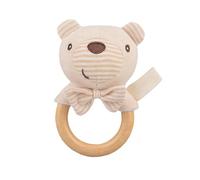 Renopfect Hochet en peluche - Jouet sensoriel animal doux - Jouet sensoriel en peluche avec éléphant, ours, lapin, lion, en forme de lion pour