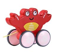 Renopfect Jouet à pousser,Jouets à tirer pour 1 an | Jouets amusants avec lanière, jouet push pull | Jouet éducatif pour marcher et équilibrer, jouet interactif