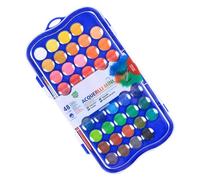 Renopfect Kit d'aquarelle de voyage - 48 couleurs - Kit aquarelle professionnelle - Couleurs vives - Pour et filles