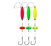 Renopfect Montage de pêche au poisson-chat - Montage hochet flotteur | Accessoire de pêche multifonction compact pour père, grand-père, oncle, partenaire, 5/0, Voir description, Voir description