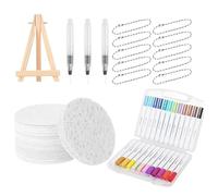 Renopfect Peinture gonflée pour travaux manuels | Crayons de peinture 3D avec pointe éponge, fournitures d'art 3D pour activités familiales, école, adultes, décoration de meubles