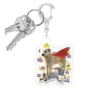Renopfect Porte-clés en acrylique - Porte-clés en acrylique - Motif double face haute résolution - Pendentif animal adapté pour bagages fête anniversaire voiture souvenir enfant sac à dos femmes sac à