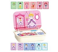 Renopfect Puzzle magnétique - Puzzle magnétique en bois - Avec boîte de rangement - Jouet interactif pour parents et