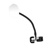 Renopfect Rétroviseur de vélo, rétroviseur latéral, support de guidon, réglable à 360 °, avec sonnette, pour scooter électrique et vélos dans la circulation routière