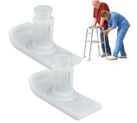 Renopfect Walker Glide Skis Lot de 2 coussinets de pied de déambulateur pour asphalte pour carrelage de rue en cas de blessure aux jambes