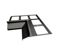 Renoplast® Aluminium Angle Intérieur 90° Pour Profilé D'égout K30 Graphite | Finition de Terrasse| Sols Carrelés sur Mortier-colle| Systèmes D'évacuation D'eau Profilé Angulaire| Revêtement par Poudre