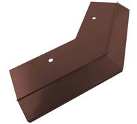 Renoplast® Angle en aluminium 135° pour profilé d'égout K10 Brun | Finition de terrasses| Sols en résine | Systèmes d'évacuation d'eau Profilé d'angle | Protection anticorrosion Profilés de balcon