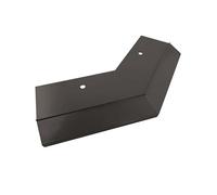 Renoplast® Angle en Aluminium 135° Pour Profilé D'égout K10 Graphite | Finition de Terrasses| Sols en Résine | Systèmes D'évacuation D'eau Profilé D'angle | Protection Anticorrosion Profilés de Balcon